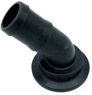 Фланець прямий 2" під шланг 1-1/2" 45&deg;