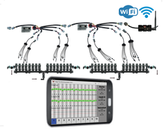 Комплект электронной системы визуального контроля вылива от Wilger на 48 рядов