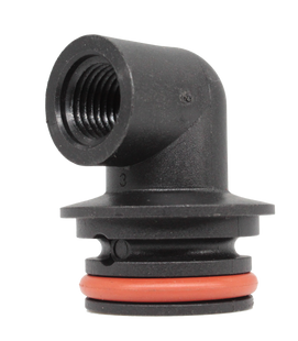Выход из стакана ротаметра 90 &deg; NPT-F 1/4 "